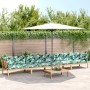 Set of garden pallet sofas and cushions 5 pieces acacia wood by , Outdoor sofas - Ref: Foro24-3209384, Price: 767,16 €, Disco...