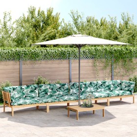 Set of garden pallet sofas and cushions 5 pieces acacia wood by , Outdoor sofas - Ref: Foro24-3209384, Price: 767,99 €, Disco...