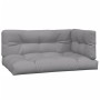 Ecksofas aus Paletten für den Garten und Kissen, 2 Stück, Akazienholz. von , Outdoor-Sofas - Ref: Foro24-3209350, Preis: 421,...