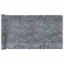 Pantalla de privacidad de jardín PVC look piedra gris 600x90 cm de , Paneles de vallas - Ref: Foro24-4005471, Precio: 43,00 €...