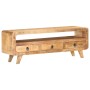 Solid rough mango wood TV cabinet 117x30x41 cm by vidaXL, TV Furniture - Ref: Foro24-321042, Price: 198,82 €, Discount: %