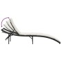 Sun loungers with cushions, 2 units, black synthetic rattan by , Loungers - Ref: Foro24-3277301, Price: 237,04 €, Discount: %