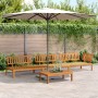 Garten-Palettensofaset, 4-teilig, Massivholz aus Akazie von , Outdoor-Sofas - Ref: Foro24-3209428, Preis: 410,48 €, Rabatt: %