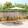 Set of 5-piece garden pallet sofas made of solid acacia wood by , Outdoor sofas - Ref: Foro24-3209437, Price: 567,68 €, Disco...