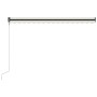 Cream-colored automatic retractable awning 400x300 cm by vidaXL, Awnings - Ref: Foro24-3055264, Price: 484,47 €, Discount: %