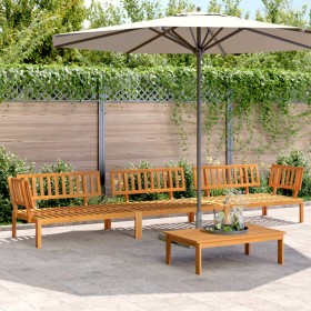 Garten-Palettensofaset, 4-teilig, Massivholz aus Akazie von , Outdoor-Sofas - Ref: Foro24-3209435, Preis: 446,22 €, Rabatt: %