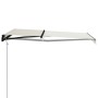 Toldo retráctil sensor de viento y LED color crema 400x300 cm de vidaXL, Toldos - Ref: Foro24-3055300, Precio: 629,18 €, Desc...