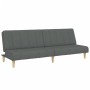 Sofá cama de 2 plazas con taburete tela gris oscuro de , Sofás - Ref: Foro24-3258086, Precio: 295,36 €, Descuento: %