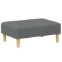 Two-seater sofa bed with dark gray fabric ottoman by , Sofas - Ref: Foro24-3258086, Price: 295,36 €, Discount: %