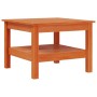 Mesa de centro madera maciza de pino marrón cera 55x55x40 cm de , Mesas de centro - Ref: Foro24-847175, Precio: 61,64 €, Desc...