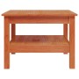 Mesa de centro madera maciza de pino marrón cera 55x55x40 cm de , Mesas de centro - Ref: Foro24-847175, Precio: 61,64 €, Desc...