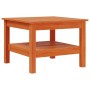 Mesa de centro madera maciza de pino marrón cera 55x55x40 cm de , Mesas de centro - Ref: Foro24-847175, Precio: 61,64 €, Desc...