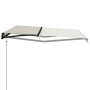 Retractable awning with wind sensor and LED cream color 600x300 cm by vidaXL, Awnings - Ref: Foro24-3055306, Price: 601,18 €,...