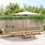 Set of garden pallet sofas and cushions 5 pieces acacia wood by , Outdoor sofas - Ref: Foro24-3209507, Price: 875,68 €, Disco...