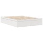 Solid white pine wood bed frame 150x200 cm by , Beds and slatted bases - Ref: Foro24-3282373, Price: 210,66 €, Discount: %