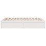 Solid white pine wood bed frame 150x200 cm by , Beds and slatted bases - Ref: Foro24-3282373, Price: 210,66 €, Discount: %