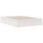 Solid white pine wood bed frame 150x200 cm by , Beds and slatted bases - Ref: Foro24-3282373, Price: 210,66 €, Discount: %