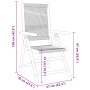 Garden chairs 2 units solid acacia wood gray polypropylene by , Garden chairs - Ref: Foro24-367655, Price: 167,83 €, Discount: %