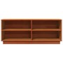 Solid pine wood shoe cabinet in brown wax finish 110x34x45 cm by , Shoe racks and shoe organizers - Ref: Foro24-847123, Price...