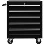 Tool box trolley 5 drawers black by vidaXL, Cargo forklifts - Ref: Foro24-147172, Price: 243,03 €, Discount: %