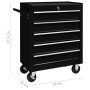 Tool box trolley 5 drawers black by vidaXL, Cargo forklifts - Ref: Foro24-147172, Price: 243,03 €, Discount: %