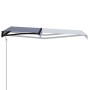 Blue and white automatic retractable awning 350x250 cm by vidaXL, Awnings - Ref: Foro24-3055260, Price: 334,79 €, Discount: %