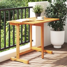 Folding balcony table made of solid acacia wood 90x60x72 cm by , Garden tables - Ref: Foro24-364897, Price: 82,55 €, Discount: %