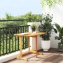 Folding balcony table made of solid acacia wood 90x60x72 cm by , Garden tables - Ref: Foro24-364897, Price: 82,87 €, Discount: %