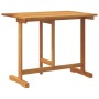 Folding balcony table made of solid acacia wood 90x60x72 cm by , Garden tables - Ref: Foro24-364897, Price: 82,87 €, Discount: %