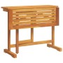 Folding balcony table made of solid acacia wood 90x60x72 cm by , Garden tables - Ref: Foro24-364897, Price: 82,87 €, Discount: %