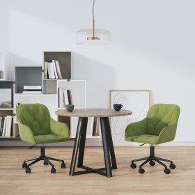 Swivel dining chairs, 2 units, light green velvet by , dining chairs - Ref: Foro24-3103424, Price: 165,99 €, Discount: %