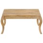 Mesa de centro de madera de mango maciza 80x80x40 cm de , Mesas de centro - Ref: Foro24-247111, Precio: 185,84 €, Descuento: %