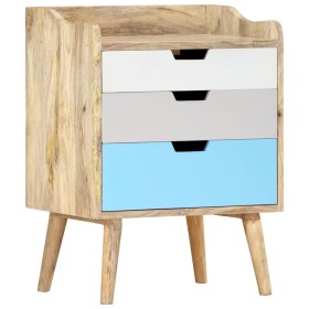 Solid mango wood bedside table 47x35x63 cm by , Nightstands - Ref: Foro24-286480, Price: 96,36 €, Discount: %