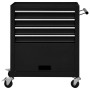 Tool cart with 4 drawers, black steel. by vidaXL, Cargo forklifts - Ref: Foro24-147189, Price: 241,10 €, Discount: %