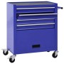 Tool cart with 4 blue steel drawers by vidaXL, Cargo forklifts - Ref: Foro24-147188, Price: 210,79 €, Discount: %