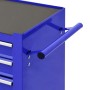 Tool cart with 4 blue steel drawers by vidaXL, Cargo forklifts - Ref: Foro24-147188, Price: 210,79 €, Discount: %