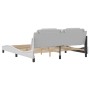 Estructura de cama cabecero cuero sintético blanco 180x200 cm de , Camas y somieres - Ref: Foro24-3208111, Precio: 222,80 €, ...