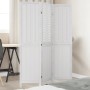 Three-panel solid Paulownia wood room divider screen in white. by , Room dividers - Ref: Foro24-358717, Price: 82,44 €, Disco...