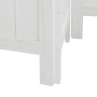 Three-panel solid Paulownia wood room divider screen in white. by , Room dividers - Ref: Foro24-358717, Price: 82,44 €, Disco...