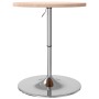 Solid oak wood high table Ø60x90.5 cm by , Kitchen and dining tables - Ref: Foro24-3270631, Price: 93,23 €, Discount: %