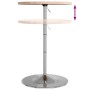 Solid oak wood high table Ø60x90.5 cm by , Kitchen and dining tables - Ref: Foro24-3270631, Price: 93,23 €, Discount: %