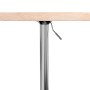 Solid oak wood high table Ø60x90.5 cm by , Kitchen and dining tables - Ref: Foro24-3270631, Price: 93,23 €, Discount: %