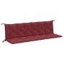 Gartenbankkissen 2 Stück roter Stoff rot melange 200x50x7 cm von , Kissen für Stühle und Sofas - Ref: Foro24-4002639, Preis: ...