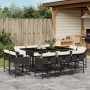 11-piece garden dining set with black synthetic rattan cushions by , Garden sets - Ref: Foro24-3278153, Price: 738,38 €, Disc...