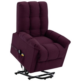 Purple fabric elevating massage chair by vidaXL, Electric massage chairs - Ref: Foro24-321397, Price: 364,99 €, Discount: %