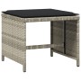 Set comedor de jardín 9 pzas cojines ratán sintético gris claro de , Conjuntos de jardín - Ref: Foro24-3277726, Precio: 467,2...