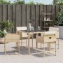 Gartenstühle mit Kissen 4 Stk. synthetisches Rattan beige von , Gartenstühle - Ref: Foro24-4007479, Preis: 216,89 €, Rabatt: %