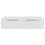 Cabecero de cama acolchado cuero sintético blanco 180 cm de , Cabeceros y pies de cama - Ref: Foro24-374805, Precio: 61,88 €,...