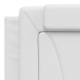 Padded white synthetic leather headboard 180 cm by , Headboards and footboards - Ref: Foro24-374805, Price: 61,88 €, Discount: %