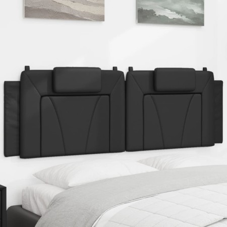 Cabecero de cama acolchado cuero sintético negro 160 cm de , Cabeceros y pies de cama - Ref: Foro24-374797, Precio: 57,29 €, ...